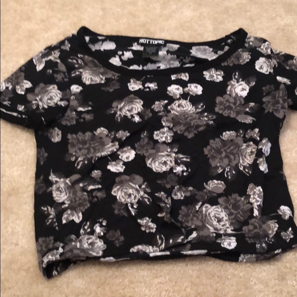 Floral crop top